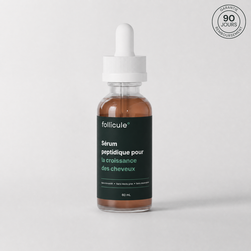 Sérum peptidique pour la repousse des cheveux